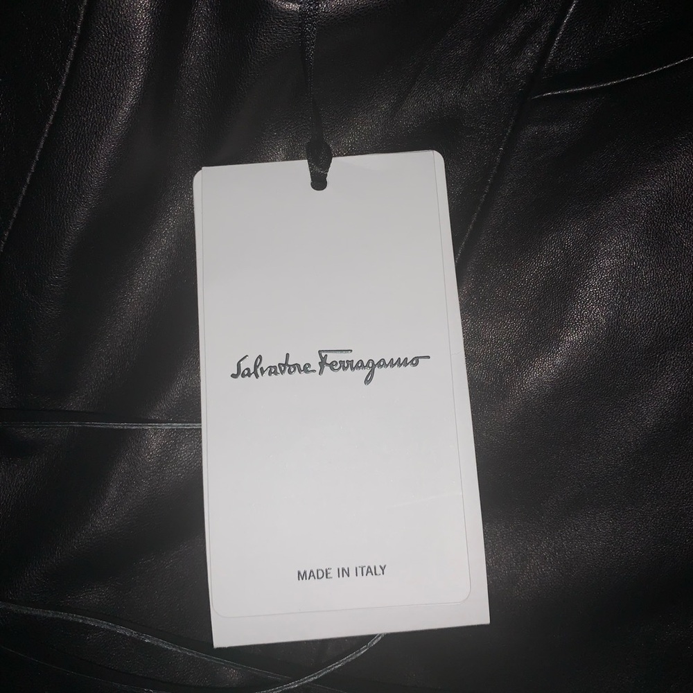 RTW Salvatore Ferragamo leather evening gown It.38/XS - Picture 5 of 9
